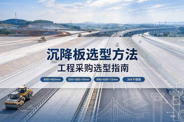马关沉降板选择方法