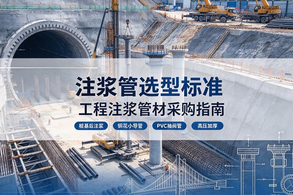 马关注浆管选型标准