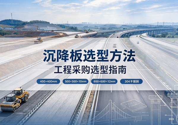 马关沉降板选择方法