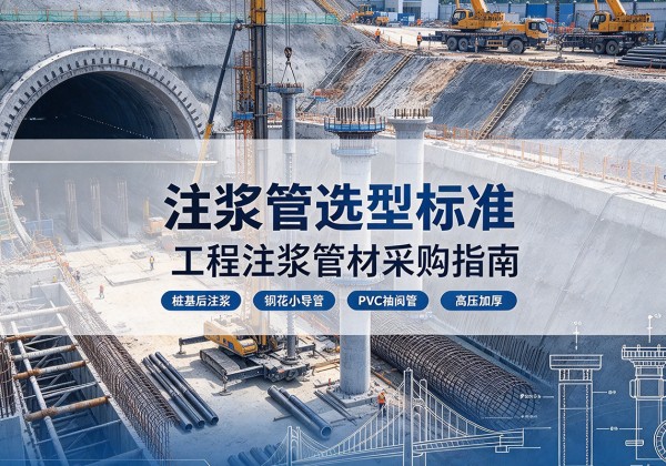 马关注浆管选型标准